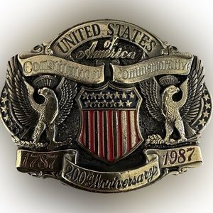 American Buckle Co. Men’s Constitution Commemorate limited edition belt buckle